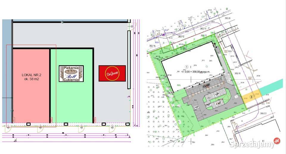 WYNAJEM lokal handlowousługowy USTROŃ 58 m2 Ustroń