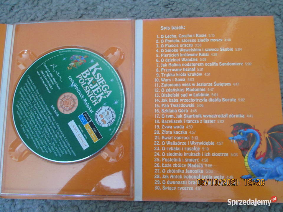 Księga bajek polskich płyta CD mazowieckie Warszawa
