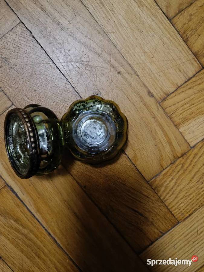 Świeczniki na małą świeczkę 2 sztuki wielokolorowy Gdańsk