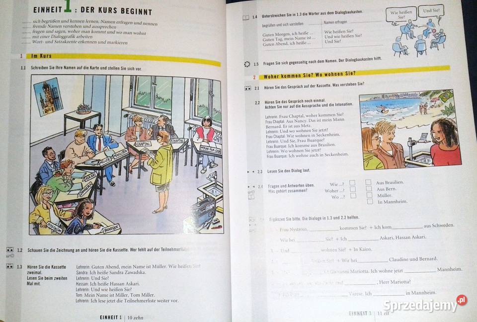 Eurolingua Deutsch 1 Podręcznik Lutz Rohmann niemiecki