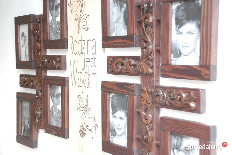 Galeria ścienna z ornamentem typografia zdjęcia zachodniopomorskie