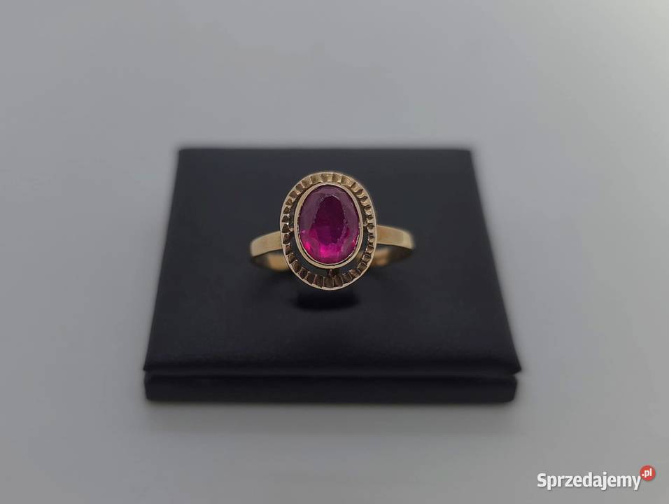 Złoty pierścionek próby 585 264 Rozmiar 15 złoto Pierścionki