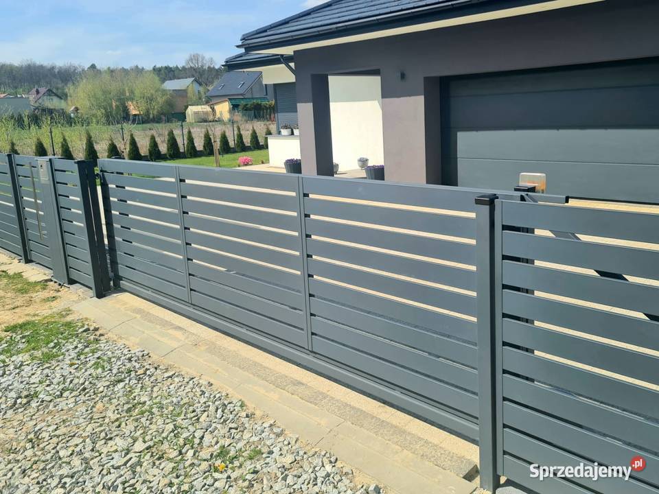 Brama przesuwna 400x150 Master nowoczesne przesuwna Kalisz