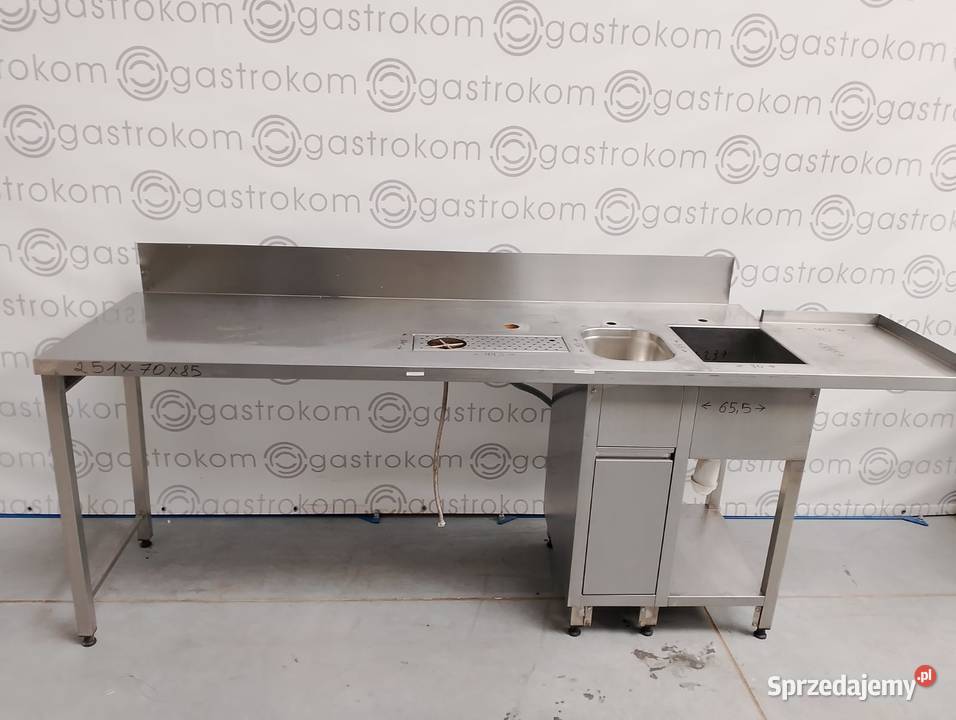 Stół barowy z 2 zlewami i kratką do dolnośląskie Wrocław