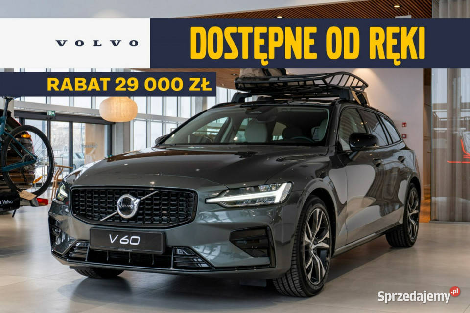 Volvo V60 Plus Dark B4 Mild hybrid Benzyna 197 V60 Volvo łódzkie Łódź