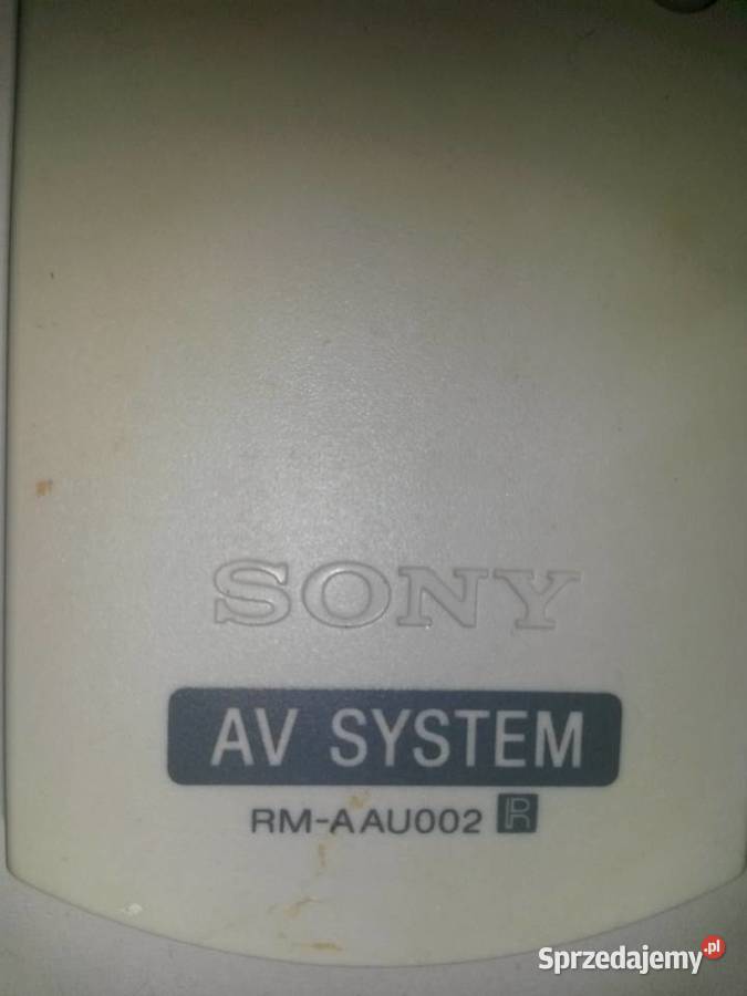 ORYGINALNY PILOT SONY RMADU002 AV SYSTEM Poznań