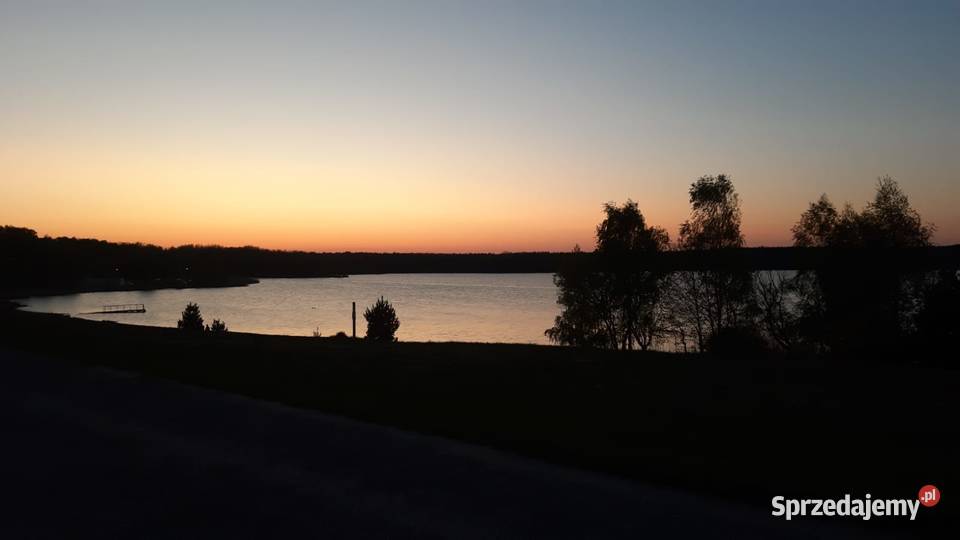 działka rekreacyjna zalewem Chechłozabudowana