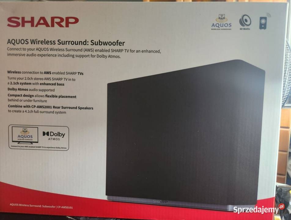 Subwoofer SHARP śląskie Gliwice sprzedam