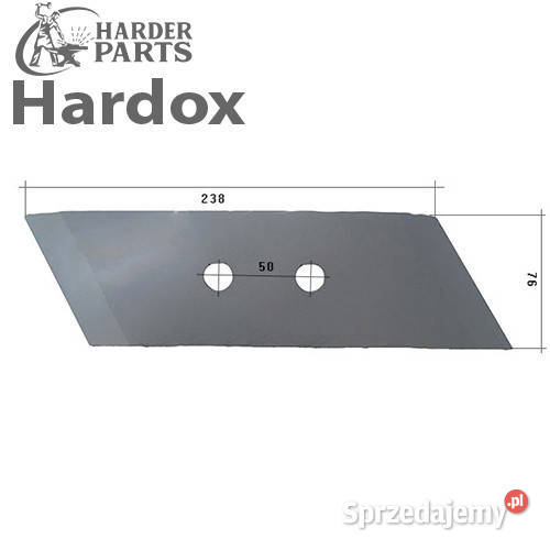 Dłuto 100hektarów HARDOX 6431L części do pługa Suwałki