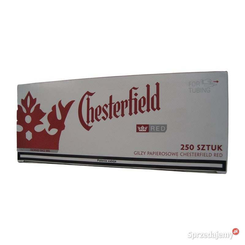 Gilzy papierosowe CHESTERFIELD RED 250 Radom