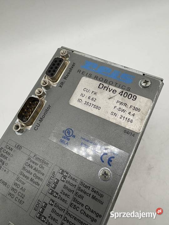 Reis Drive 4009 Servo Drive ID 3537580 sprzedam