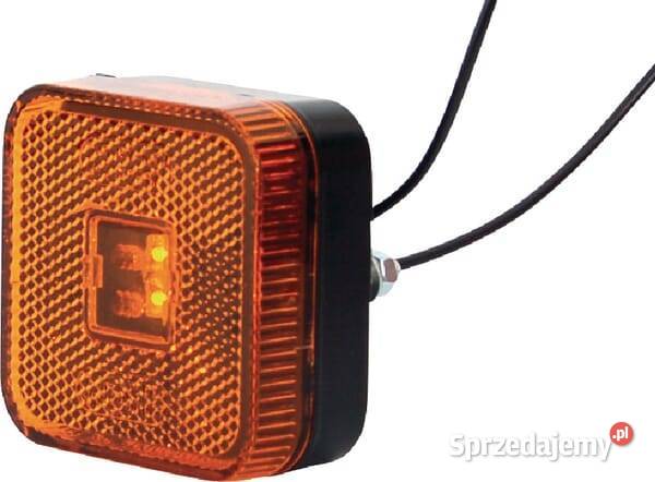 Lampa obrysowa LED kwadratowa 1224V z przewodem Oświetlenie Kamionna sprzedam
