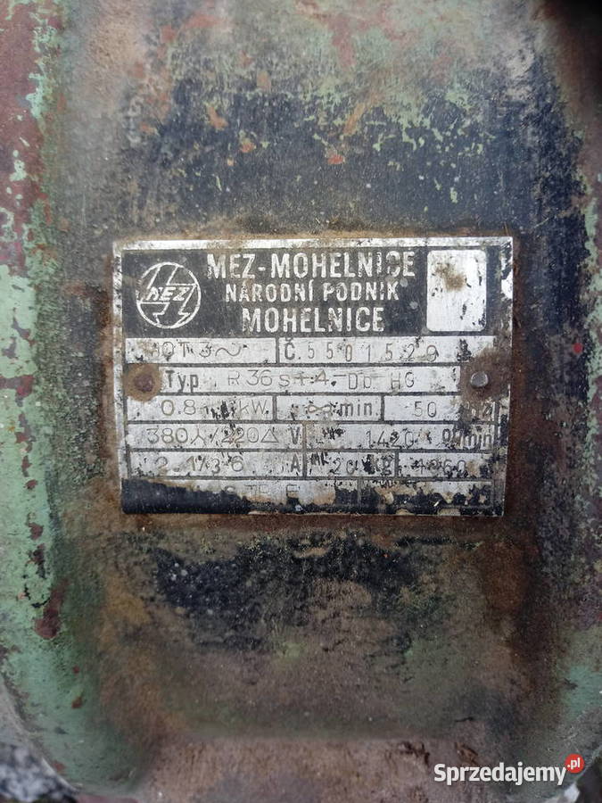 Silnik elektryczny 08kw 220380V 1420obr Sychowo