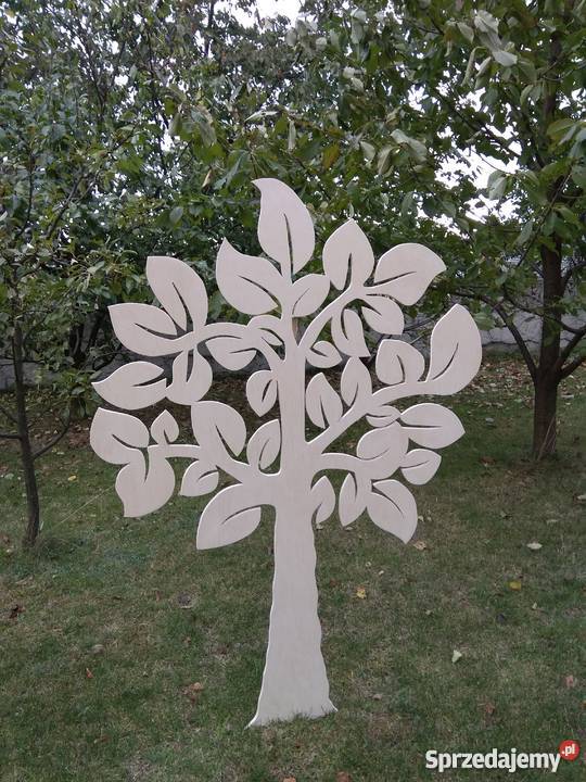 Duże drzewko drzewo ozdoba ażur wycinanka Zawiercie