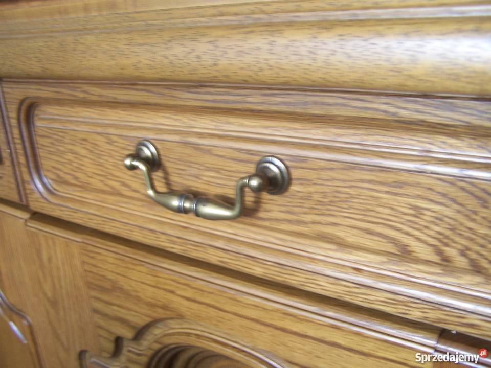 Witryna dębowa witrynka rustikal 115 podkarpackie Jasionów sprzedam