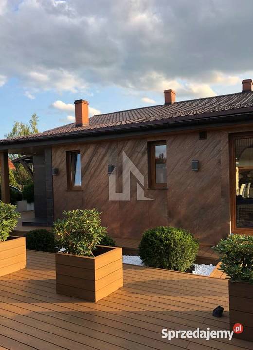 Fornir kamienny Copper aranżacja domu z Szczecin