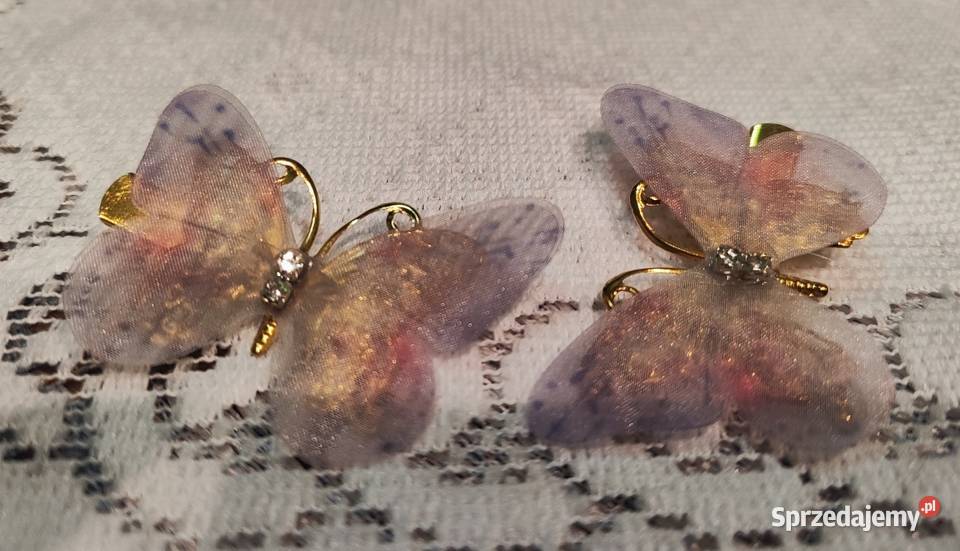 Spinki do włosów MOTYLKI 2 Piaseczno