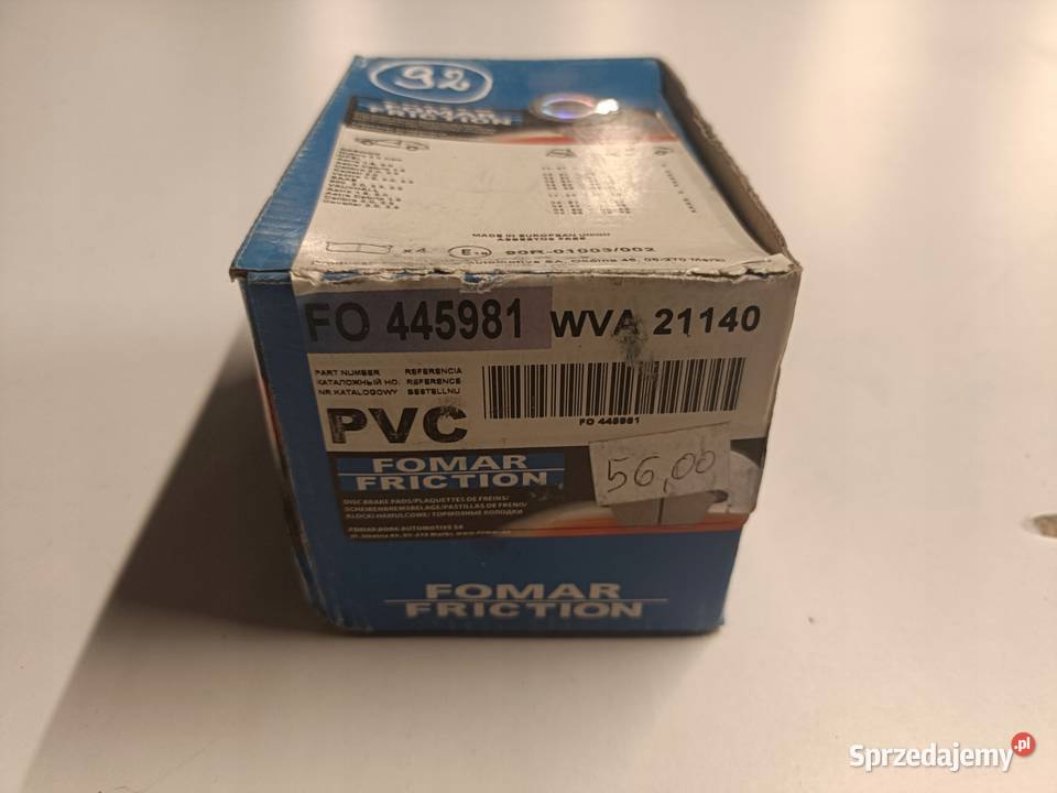 Opel Astra F Vectra A TYLNE KLOCKI HAMULCOWE tył Rudka