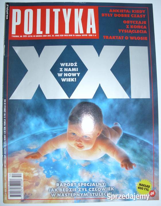 Unikat Ostatnie wydanie w XX w Polityka 53 2278 sprzedam