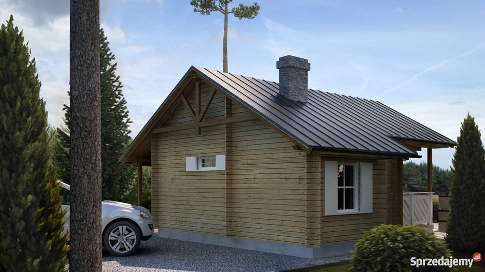 Projekt domu R02 drewniany Pozostałe zachodniopomorskie