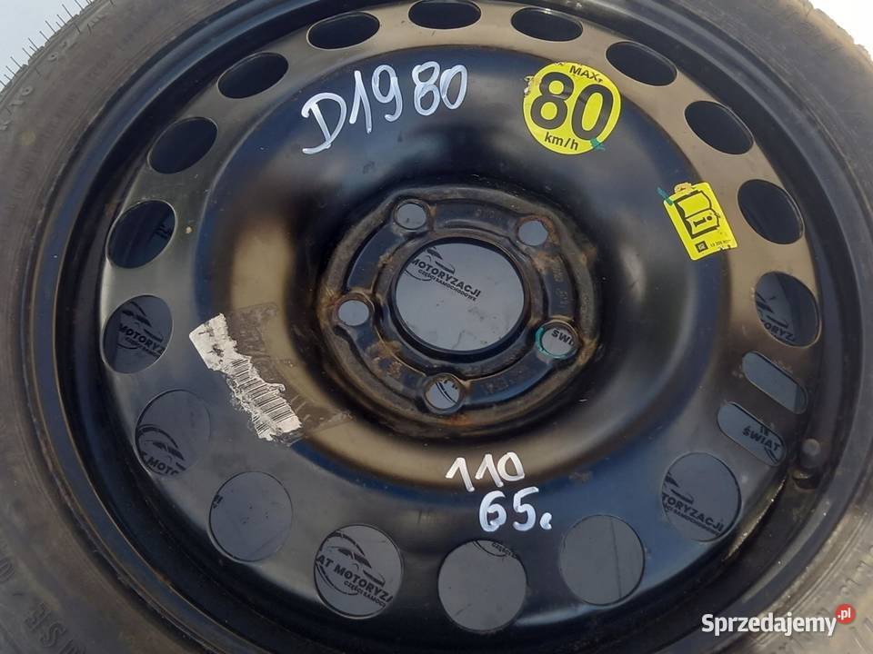 OPEL VECTRA C koło dojazdowe 1157016 92M 5x110 świętokrzyskie