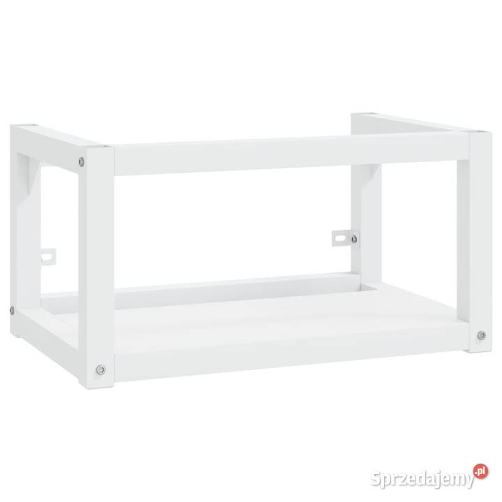 Mocowany na ścianie stelaż pod umywalkę biały Warszawa