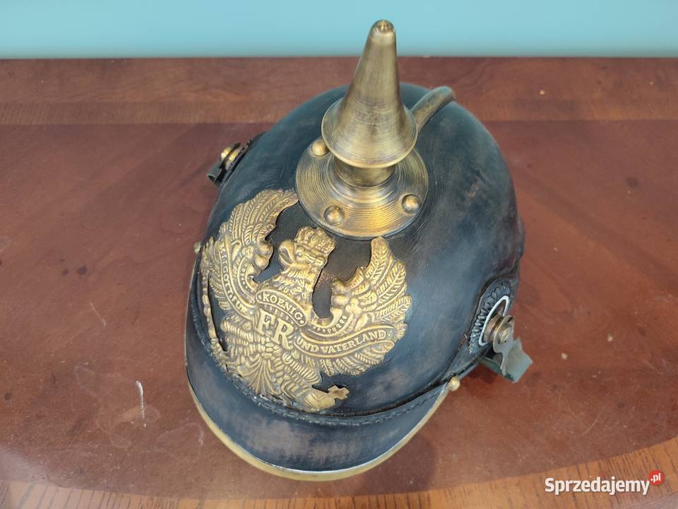 Piękny hełm pruski Łódź