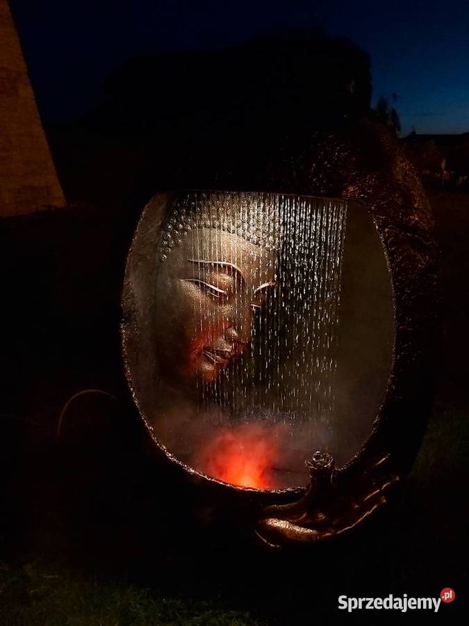 Fontanna ogrodowa pokojowa Deszczowy Budda 4w1 łódzkie
