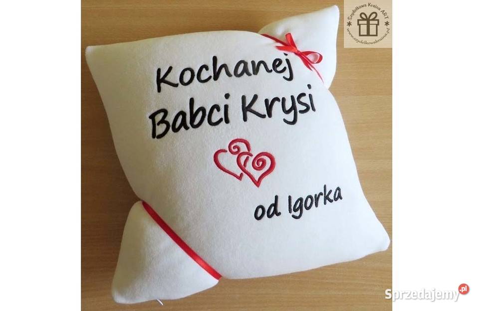 Prezent na DZIEŃ BABCI DZIADKA poduszka DZIADKÓW Toruń
