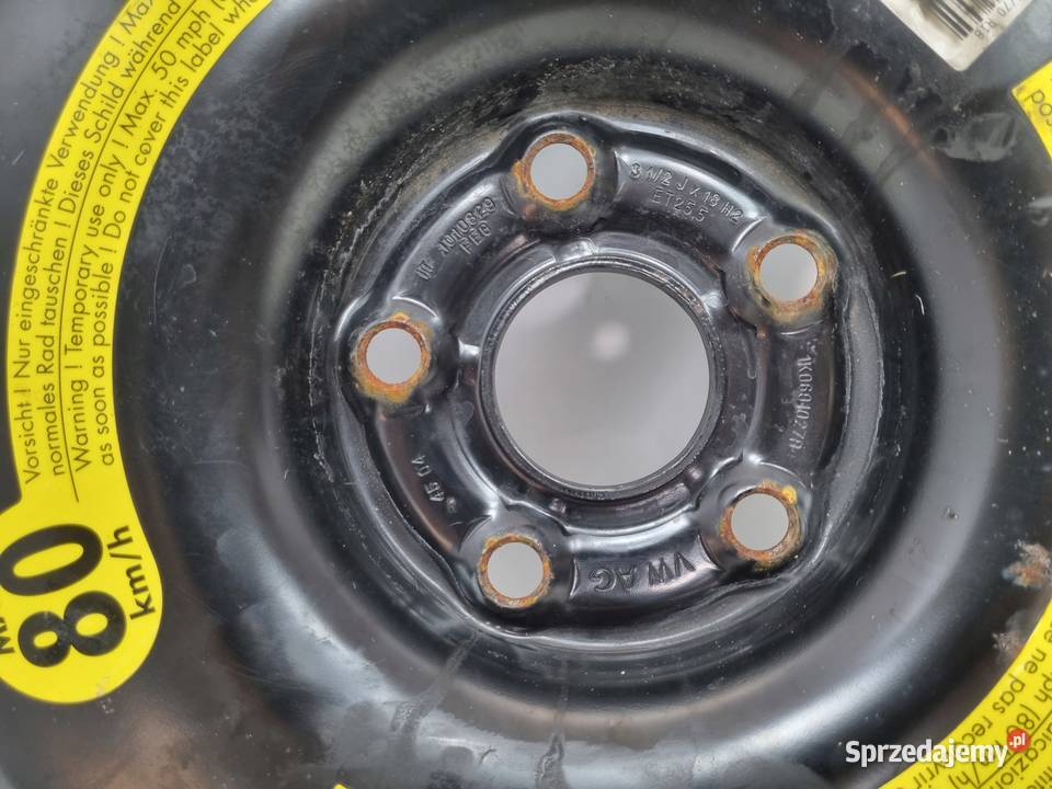 KOŁO DOJAZDOWE ZAPASOWE Audi Seat Vw Golf V Chełm