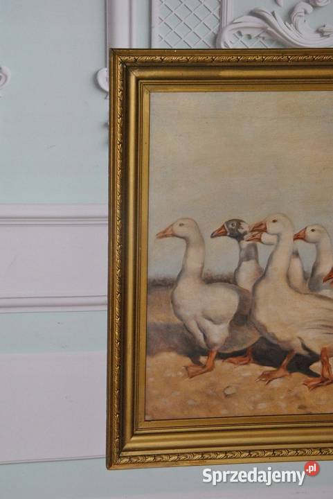 Wł Tetmajer Dziewczynka z Gęsiami Polski Obraz Kraków