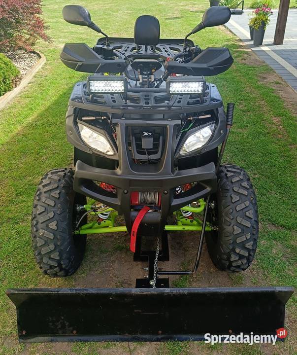 Quad 250 11 z wyciągarką i pługiem Ponikiew Duża