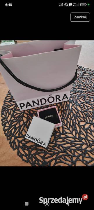 Obrączka srebrna Pandora Gostynin