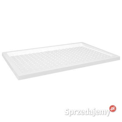 Brodzik prysznicowy z wypustkami biały 80x120x4