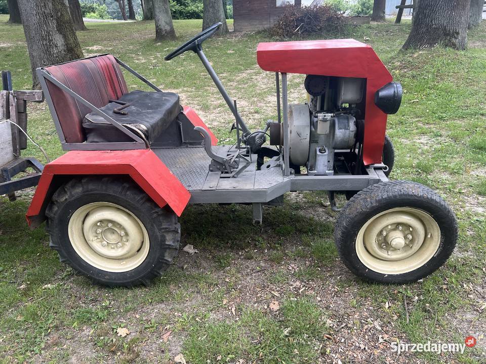 Traktorek z przyczepką ciągnik sam Andoria s7 małopolskie Oświęcim sprzedam