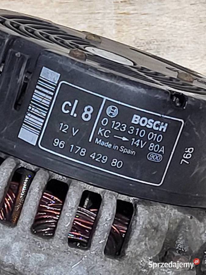 Alternator 80A 12V Citron Berlingo Partner śląskie