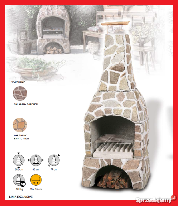 GRILL OGRODOWY NORMAN PALEO dolnośląskie