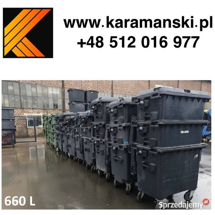 120 L używane pojemniki na odpady komunalne 240 Pozostałe