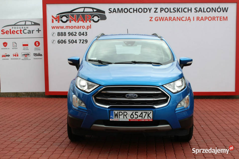 Ford EcoSport TITANIUM Pakiet zimowy Salon światła LED Włocławek