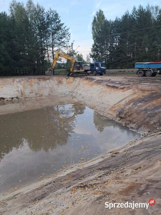 Usługi koparką koparkoładowarka wyburzenia Baranów Sandomierski