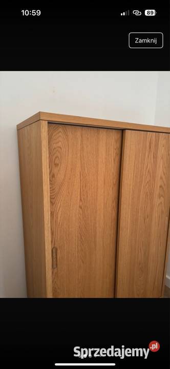 Szafka komoda drewniana przesuwana vintage retro śląskie Częstochowa