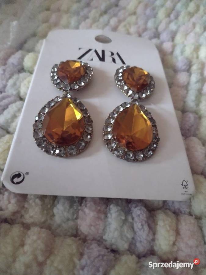 ZARADuże wytworne KOLCZYKI WIECZOROWE z Zegarki i Biżuteria Kraków