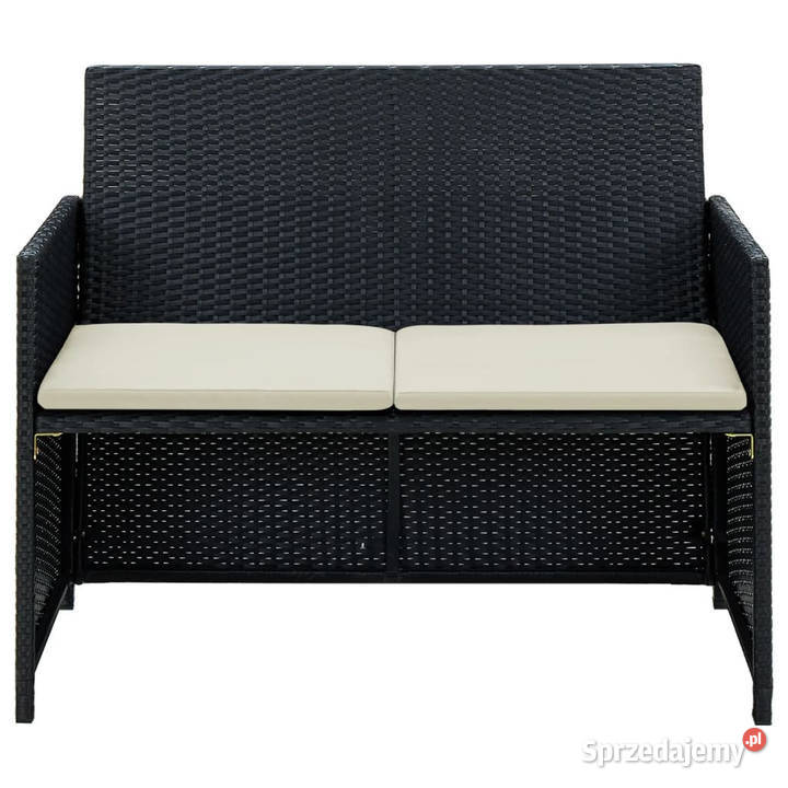 2osobowa sofa ogrodowa z poduszkami polirattan mazowieckie Warszawa