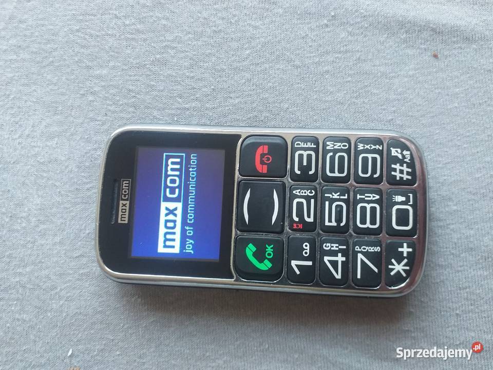maxcom MM462BB telefon seniora com mm 462 bb sos sprzedam