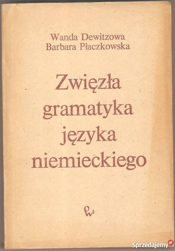 ZWIĘZŁA GRAMATYKA JĘZYKA NIEMIECKIEGO angielski warmińsko-mazurskie Elbląg