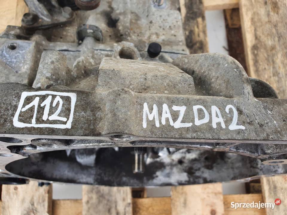 Mazda 2 0307r 15 16V SKRZYNIA BIEGÓW F6 Rudka