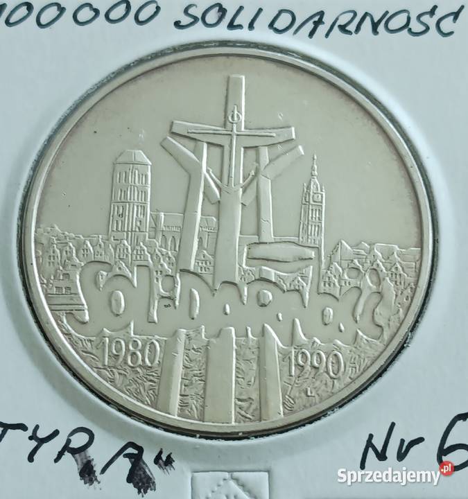 100 000 Solidarność 1990 r 6 Typ A Konin
