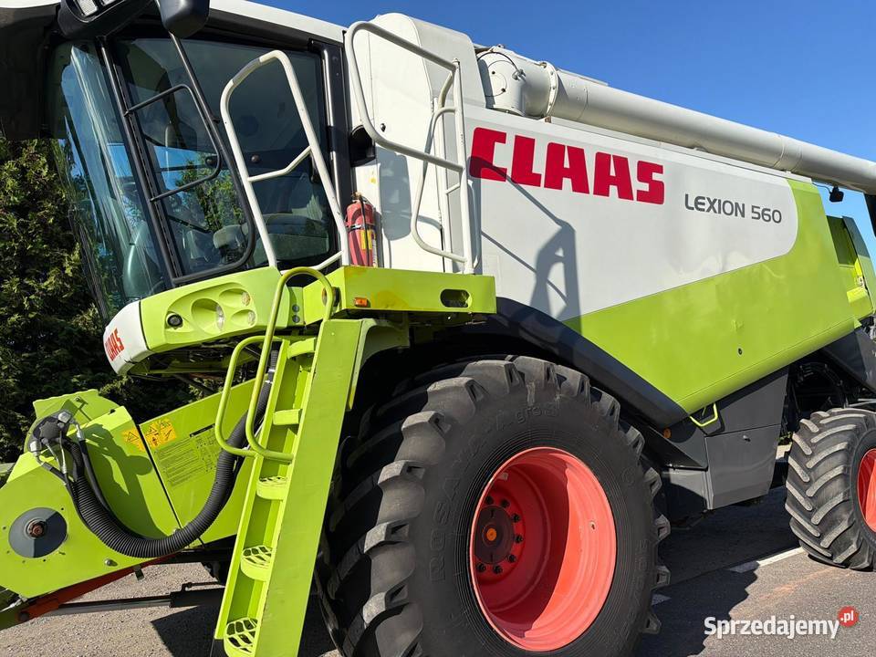 Kombajn zbożowy Claas Lexion 560 heder V750 Maszyny rolnicze Nowa Ruda