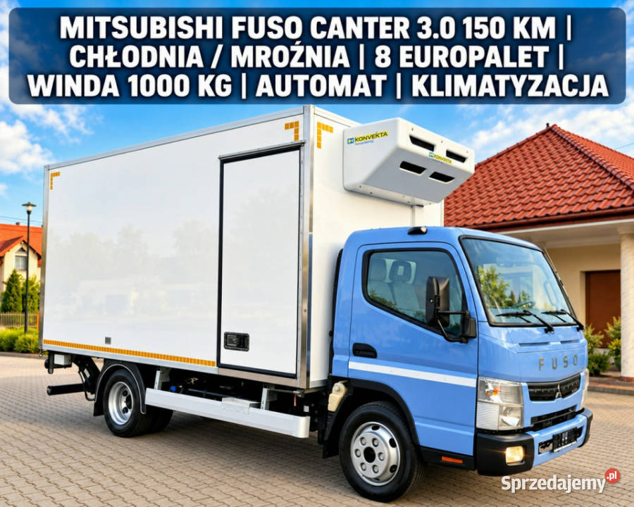 Mitsubishi Canter 7C18 30180 Chłodnia Mroźnia 8 klimatyzacja
