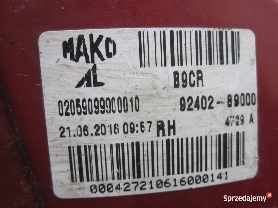 HYUNDAI i10 II lampa prawa tył 92402B9000 osobowe Kielce